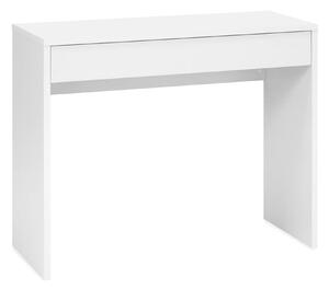 FMD Skrivbord med bred låda 100x40x80 cm vit - Vit
