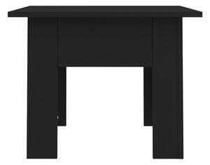 Soffbord svart 55x55x42 cm spånskiva - Svart