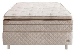 DUX - Dux 60 resårbotten/ Dux 60 resårmadrass fast/ Top Pad Bäddmadrass 120x200 cm/ Rund oatmeal 12 cm - Sängar - Beige
