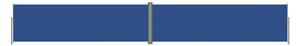 Infällbar sidomarkis blå 180x1200 cm - Blå
