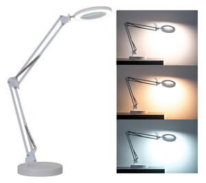 Brilagi - LED Dimbar bordslampa med ett förstoringsglas LED/12W/5V 3000/4200/6000K vit