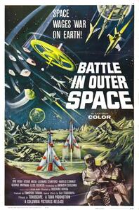 Illustration Battle In Outer Space