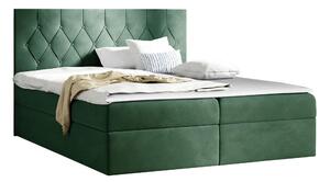 Davender Sängpaket Kontinentalsäng 140x200 cm med Förvaring - Grön