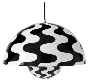 &Tradition - Flowerpot VP2 Black/White - Pendellampor - Verner Panton - Mönstrad