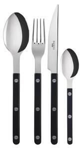 Sabre Paris - Bistrot solid bestickset 4 delar black - Bestickset