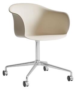 &Tradition - Elefy JH36 - Soft Beige - Polished aluminium - Kontorsstolar - Jaime Hayón - Beige