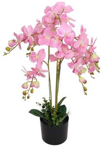 Konstväxt Orkidé med kruka 75 cm rosa - Rosa