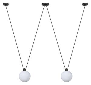 DCWéditions - Les Acrobates De Gras 324 Glass Ball Ø250 - Pendellampor - Bernard-Albin Gras - Transparent