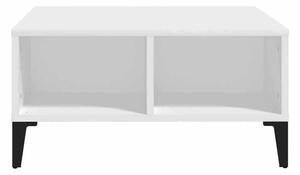 Soffbord vit 60x60x30 cm spånskiva - Vit