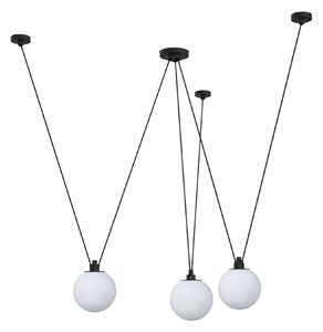 DCWéditions - Les Acrobates De Gras 325 Glass Ball Ø250 - Pendellampor - Bernard-Albin Gras - Transparent