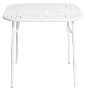 Petite Friture - Week-End, Square Table, White - Balkong- och cafébord - Studio Brichet-Ziegler - Vit - Metall