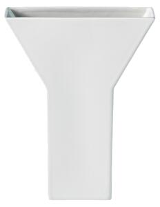 Länna Möbler - L.A. Triangular Vase Large Opening White - Vaser - Lotta Agaton - Vit
