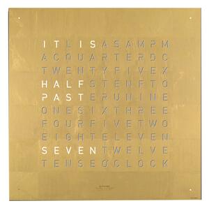 Qlocktwo - Qlocktwo Earth 45 Creator's Edition - Gold, EN - Klockor - Biegert & Funk - Guld