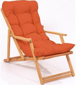 Playa däckstol XL - Orange - Solstolar, Utestolar, Utemöbler