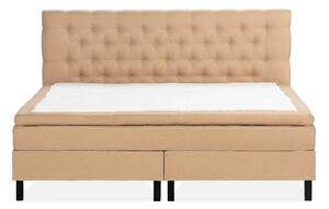 NAZAMA Kontinentalsäng 210x210 Memorymadrass Beige -