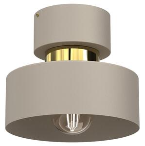 Taklampa MARTI 1xE27/15W/230V beige/guld