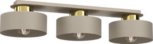 Taklampa MARTI 3xE27/15W/230V beige/guld