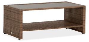 BAHAMAS Bord med Hylla 113x58 Sand -