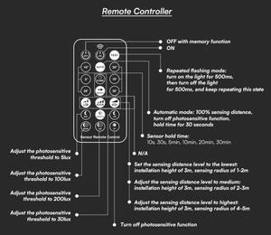 LED taklampa för badrum med sensor LED/18W/230V 4000K IP44 svart