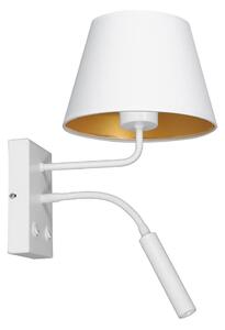 Vägglampa ARDEN 1xE27/60W+1xG9/8W/230V vit/guld