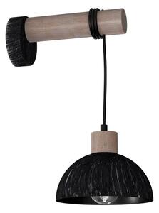 Vägglampa ERIK 1xE27/60W/230V brun /svart