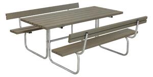 PLUS Classic bord- och bänkset med 2 ryggstöd 177x177x75 cm -