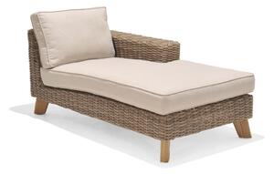 BAHAMAS Soffa med Armstöd Vänster Beige/Teak -