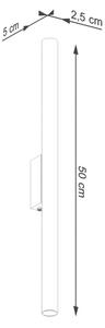 Sollux SL.1178 - Vägglampa PASTELO 2xG9/8W/230V svart