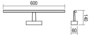 Redo 01-1674 - LED Badrum spegelbelysning NEPTUNE LED/12W/230V IP44