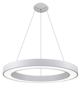 LED2 - LED ljuskrona med upphängningsrem SATURN LED/80W/230V 3000K diameter 80 cm vit