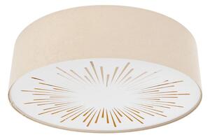 Taklampa RAYS 2xE27/60W/230V diameter 60 cm beige