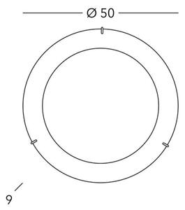 Kolarz A1306.13.4 - Taklampa MOON 3xE27/60W/230V