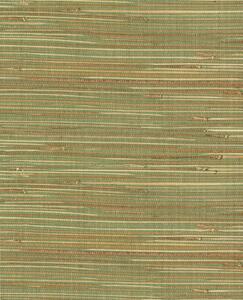Natural Knotted Weave - Warm Green