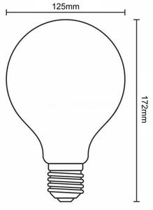 LED glödlampa FILAMENT G125 E27/13W/230V 4000K