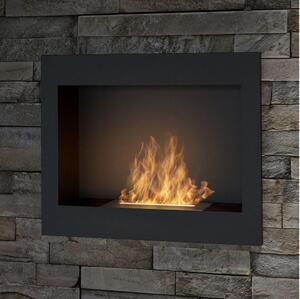 InFire - Inbyggd BIO eldstad 49x60 cm 3kW svart