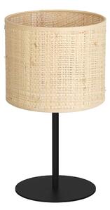 Bordslampa RATTAN 1xE27/60W/230V diameter 18 cm rotting