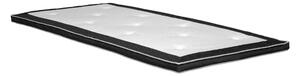 LUX Bäddmadrass 90x200 cm Polyeter Ancona Grå - Svart/Vit
