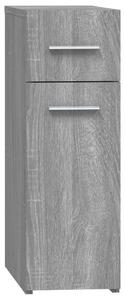 Apoteksskåp grå sonoma 20x45,5x60 cm konstruerat trä