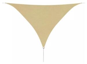 Solsegel Oxfordtyg trekantigt 3,6x3,6x3,6 m beige - Beige