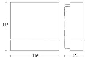 Steinel 067281 - Utomhuslampa med rörelsesensor IS 180 DIGI BASIC IP54 vit