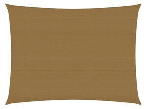 Solsegel 160 g/m² taupe 2x3,5 m HDPE - Taupe