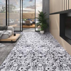 Ej självhäftande PVC-golvplankor 4,46 m² 3 mm grå mönster