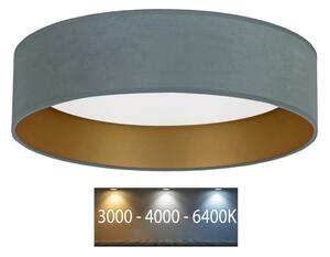 Brilagi - LED Taklampa VELVET LED/24W/230V 3000/4000/6400K mint/guld