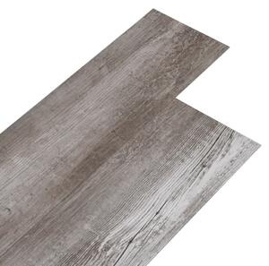 Ej självhäftande PVC-golvplankor 5,26 m² 2 mm matt trä brun
