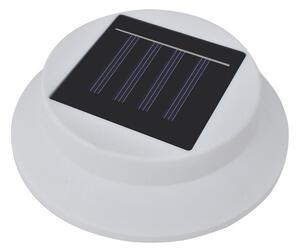 Solcellslampor för staket 12 st LED vit - Vit