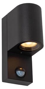 Lucide 69803/01/30 -Utomhuslampa med sensor ZARO 1xGU10/7W/230V IP65 svart