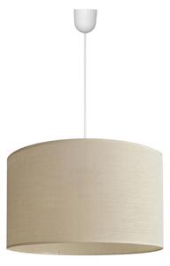 Ljuskrona med snöre ALBA 1xE27/15W/230V d.45 cm beige