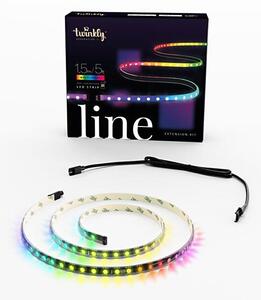 Twinkly TWL100ADP-B - LED RGB Förlängning list LINE 100xLED 1,5 m Wi-Fi