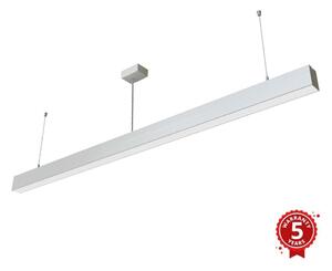 APLED - LED ljuskrona med upphängningsrem LOOK LED/58W/230V 4000K 150 cm silver