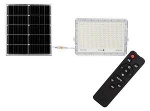 LED Solcellstrålkastare utomhus LED/30W/3,2V 6400K vit + +Fjärrkontrol